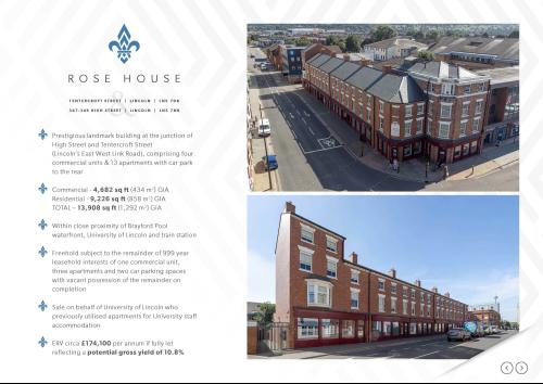 Rose House, Tentercroft Street, Lincoln, LN5