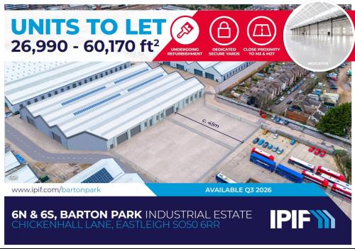 units 6N & 6S, Barton Park Industrial Estate, Eastleigh, SO50