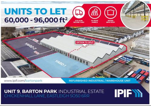 units 6N & 6S, Barton Park Industrial Estate, Eastleigh, SO50