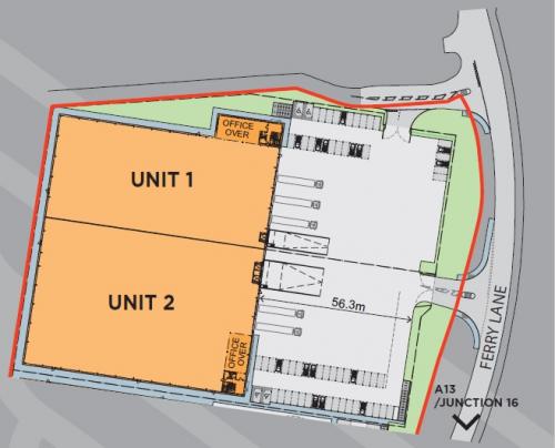 Units 1-2, Avocet Distribution Park, Ferry Lane, Rainham, RM13