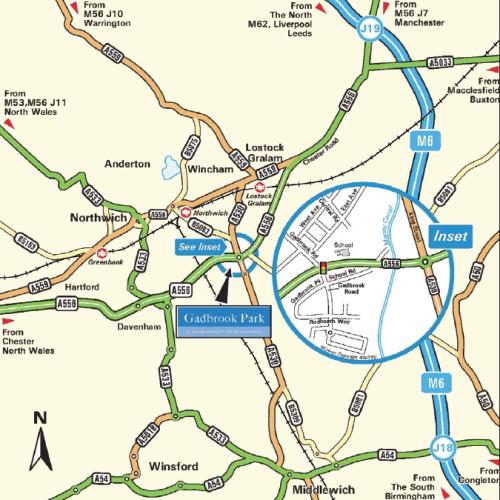156-251 cars Airport Parking, Gadbrook Way, Gadbrook Park, Northwich, CW9