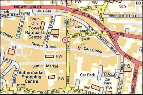 Great White Horse Hotel, Tavern Street, Ipswich, IP1