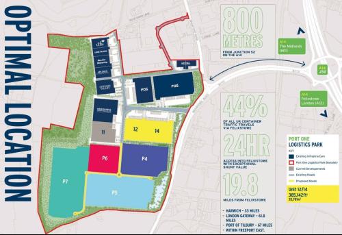Unit 12-14, Port One Logistics Park, Venture Way, Great Blakenham, Ipswich, IP6