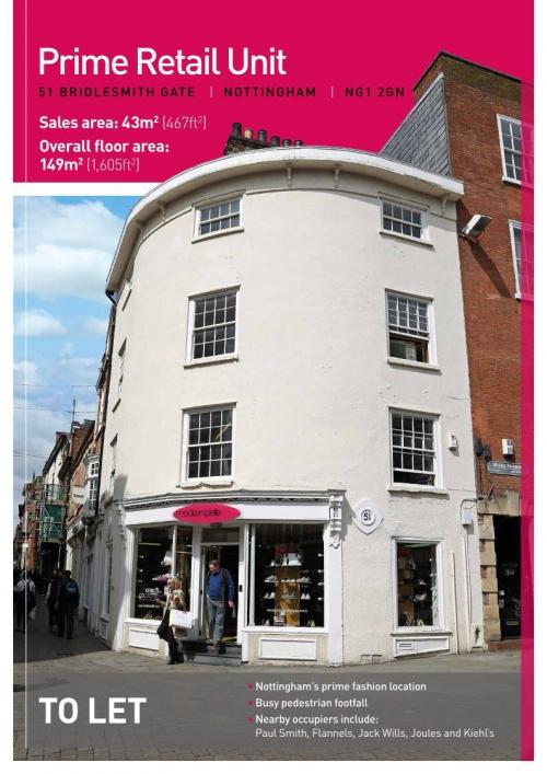 51 Bridlesmith Gate, Nottingham, NG1