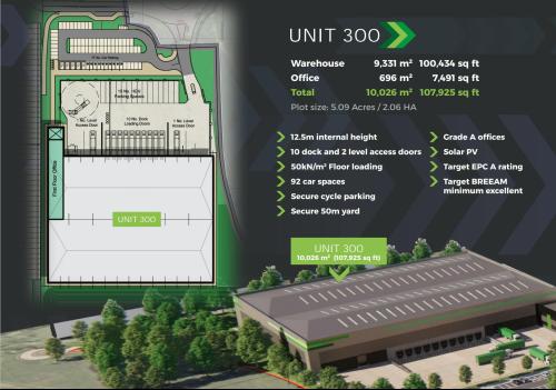 Unit 300, Tornado Logistics Park, Darlington, DL1
