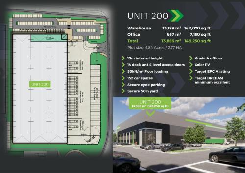 Unit 200, Tornado Logistics Park, Darlington, DL1