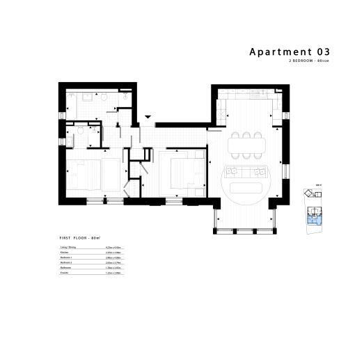 2 Flat 3, Manerium House, Manor Park, Manor Park, London, SE13