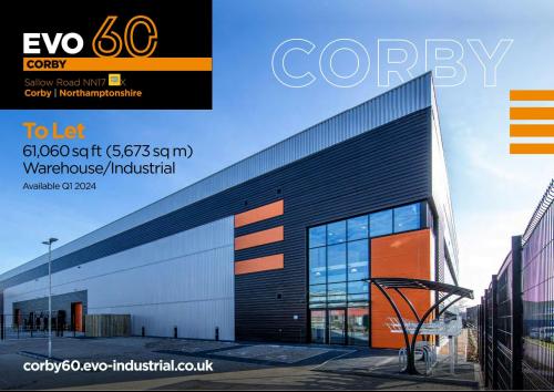60 Evo Corby, Weldon North Industrial Estate, Sallow Road, Corby, NN17