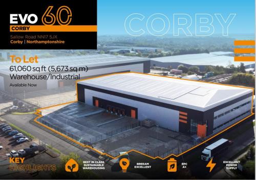 60 Evo Corby, Weldon North Industrial Estate, Sallow Road, Corby, NN17