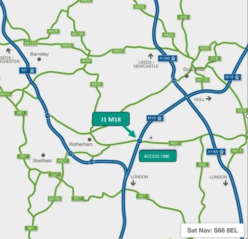 Rotherham125, Junction1 / M18, Rotherham, S66