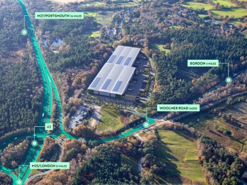 Vanguard Logistics Park, Woolmer Road, Longmoor, GU33