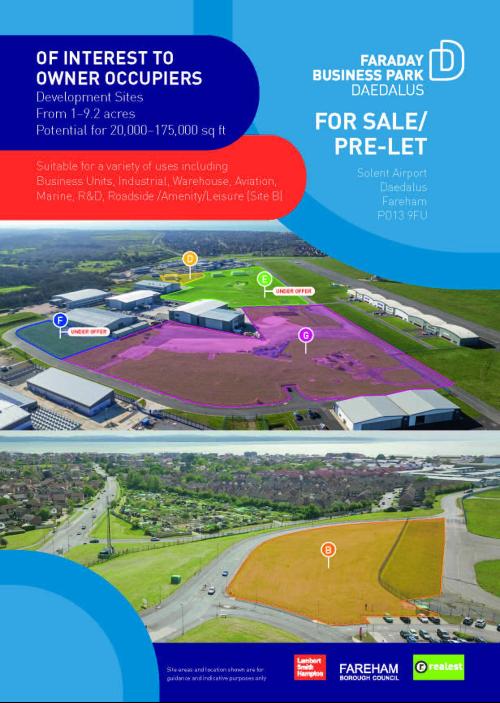 Faraday Business Park, Solent Airport, Daedalus, Fareham, PO13