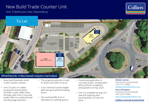 Unit 3, Dyehouse Lane, Glastonbury, BA6