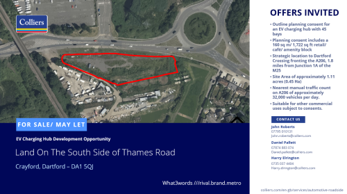 Land On The South Side of Thames Road, Thames Road, Crayford, Dartford, DA1