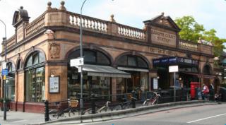 Barons Court Station, Palliser Road, West Kensington, London, W14