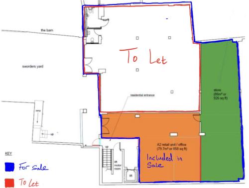 Ground Floor Office/Shop Sworders Court, Sworders Yard North Street, Bishops Stortford, CM23