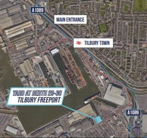 0.85 Acres Berth 29-30, Tilbury Freeport, Tilbury, RM18