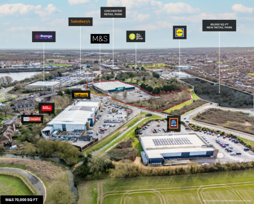 New Retail Park, Westhampnett Road, Chichester, PO19