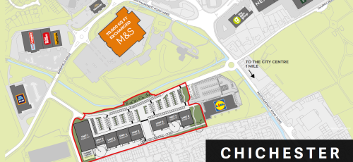 New Retail Park, Westhampnett Road, Chichester, PO19