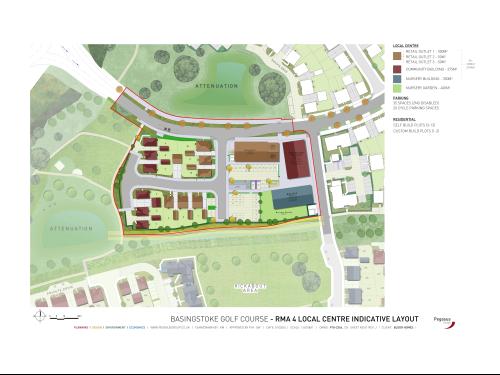 Bloor Homes on The Green, Formerly Basingstoke Gol, The Local Centre, Winchester Road, Basingstoke, RG23