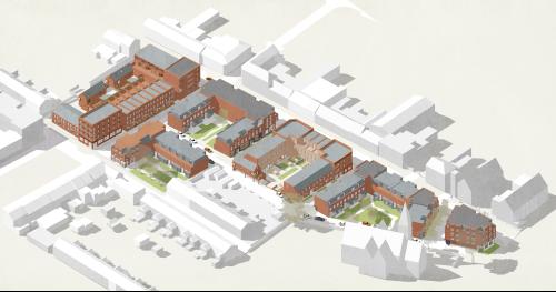 Wolverton Regeneration Project, Church Street, Wolverton, Milton Keynes, MK12