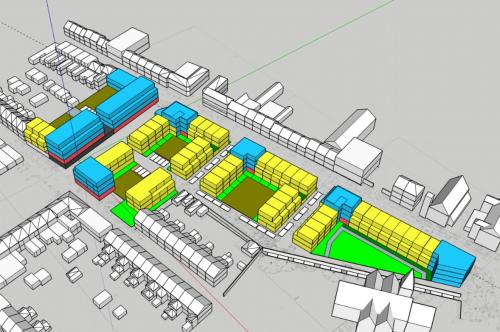 Wolverton Regeneration Project, Church Street, Wolverton, Milton Keynes, MK12