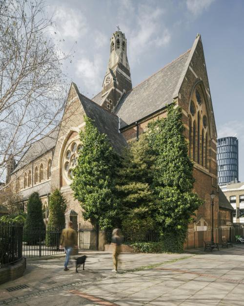 St Michael & All Angels Church, Mark Street Gardens, Shoreditch, London, EC2A