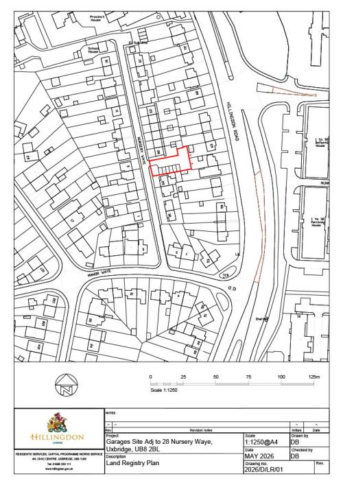 Garages Adjoining 28 Nursery Waye, Uxbridge, UB8