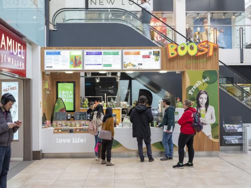 Kiosk, Lion Yard Shopping Centre, Petty Cury, Cambridge, CB2