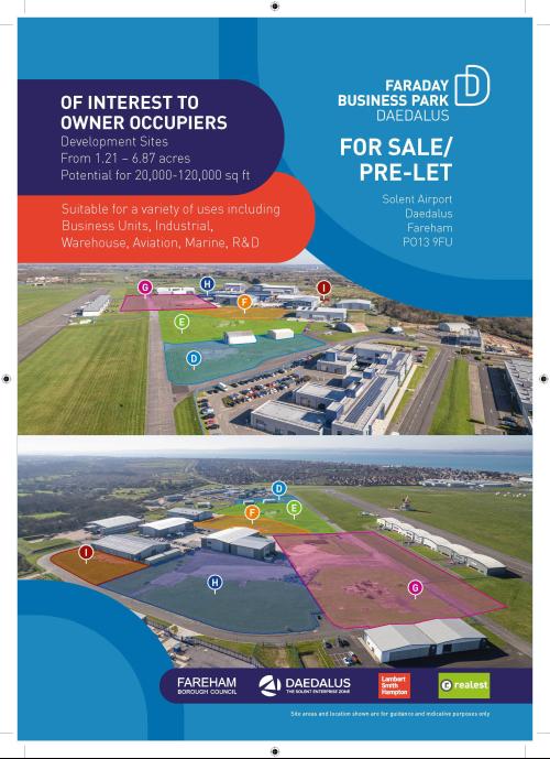 Faraday Business Park, Solent Airport, Daedalus, Fareham, PO13