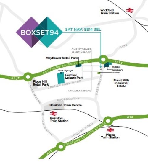Boxset 94, Christopher Martin Road, Basildon, SS14